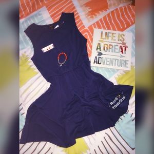 Forever 21 Navy Blue Dress!! 🤖 Free Accessories🍎